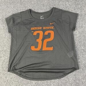 Boise State Broncos Jersey Womens Medium Gray NCAA Football Nike Mesh Practice